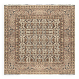 Tapis d'orient iran Tabriz Laine et  soie. Fait main : 2.00 X 2.00 mètres