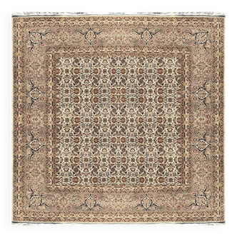 Tapis d'orient iran Tabriz Laine et  soie. Fait main : 2.00 X 2.00 mètres