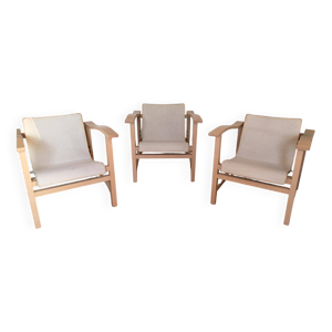 Suite de 3 fauteuils