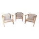 Suite de 3 fauteuils “Lecto” – Jean-Michel Wilmotte