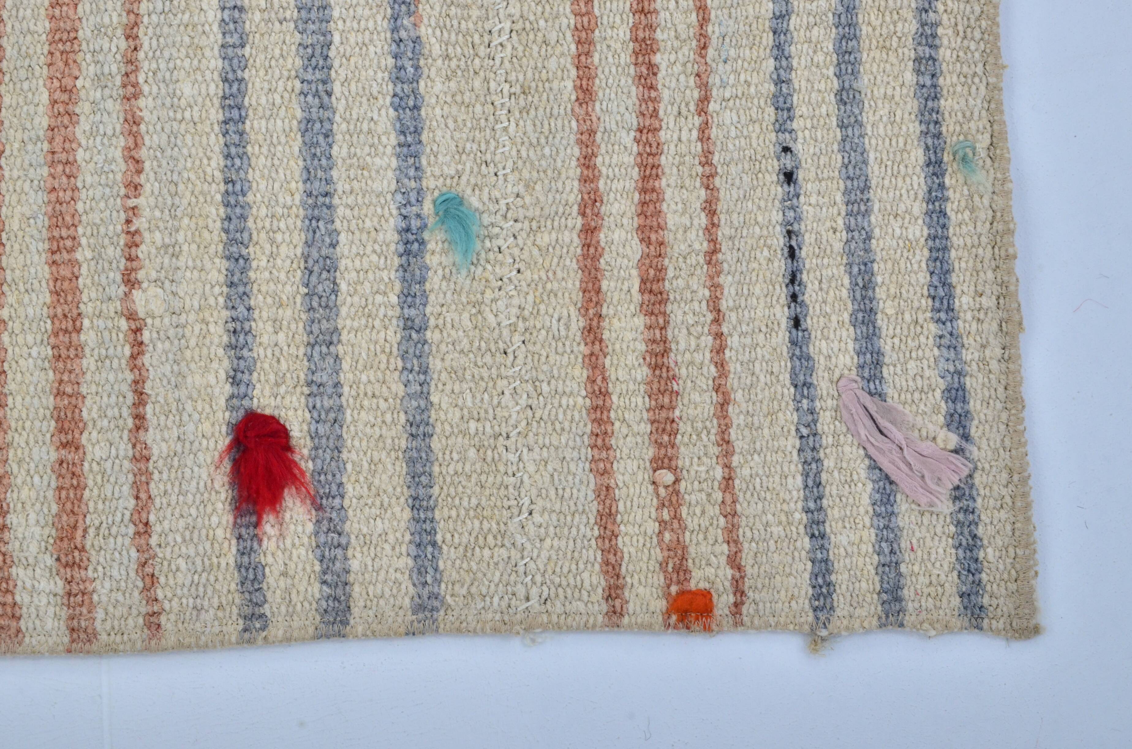 Vintage Turkish Colourful Kilim Rug sku 3378