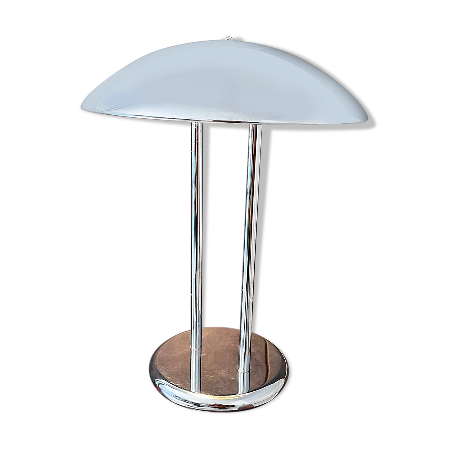 Vintage IKEA chrome lamp 1970 by Robert Sonneman