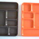 Set of 2 vintage 70's meal trays
