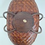 Vintage bamboo basket