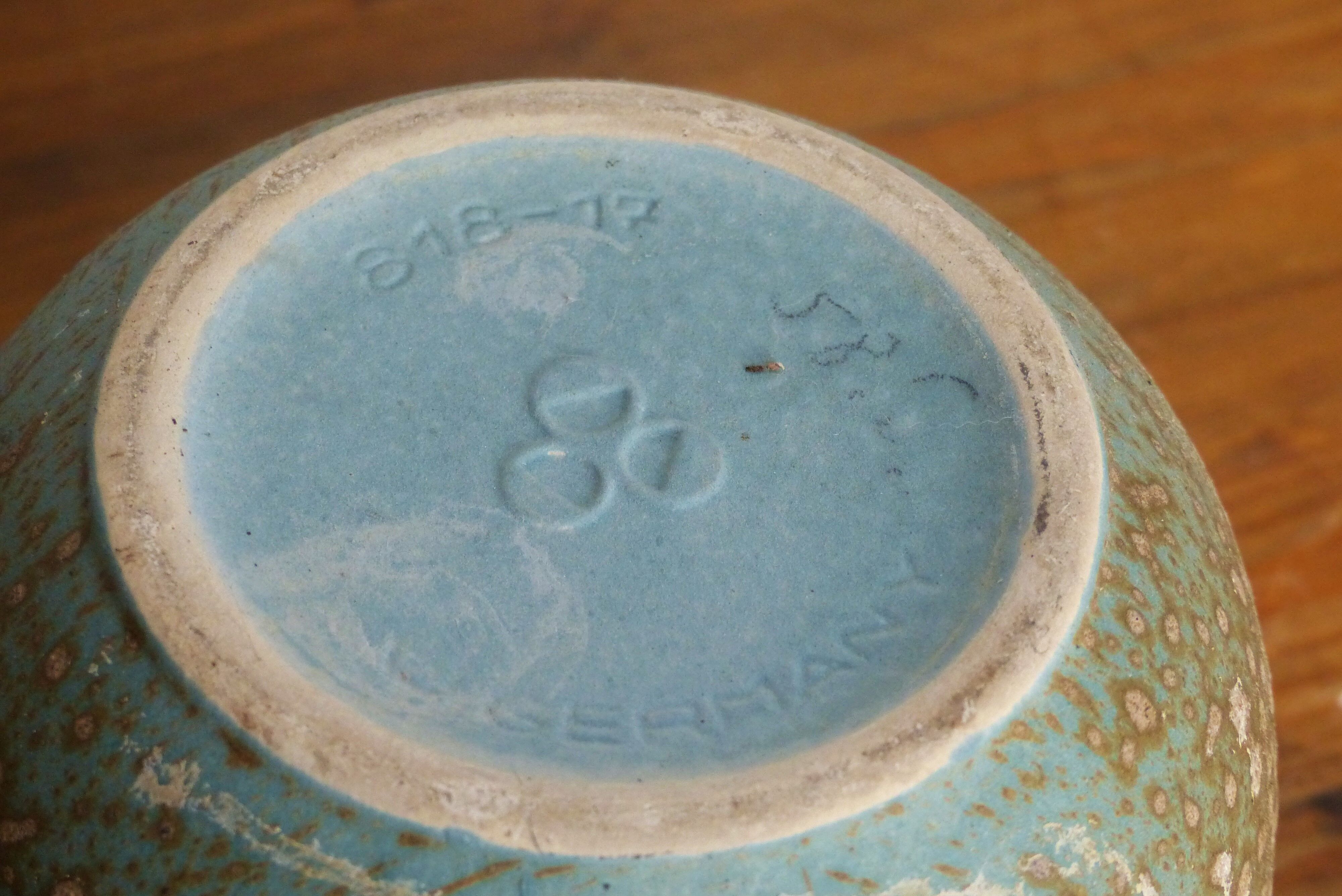 West Germany vintage ceramic pot cover