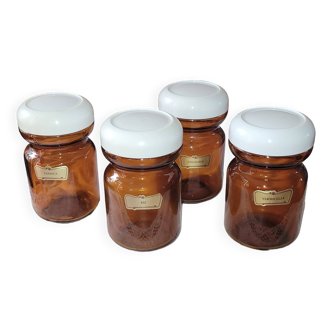 4 pots - vintage