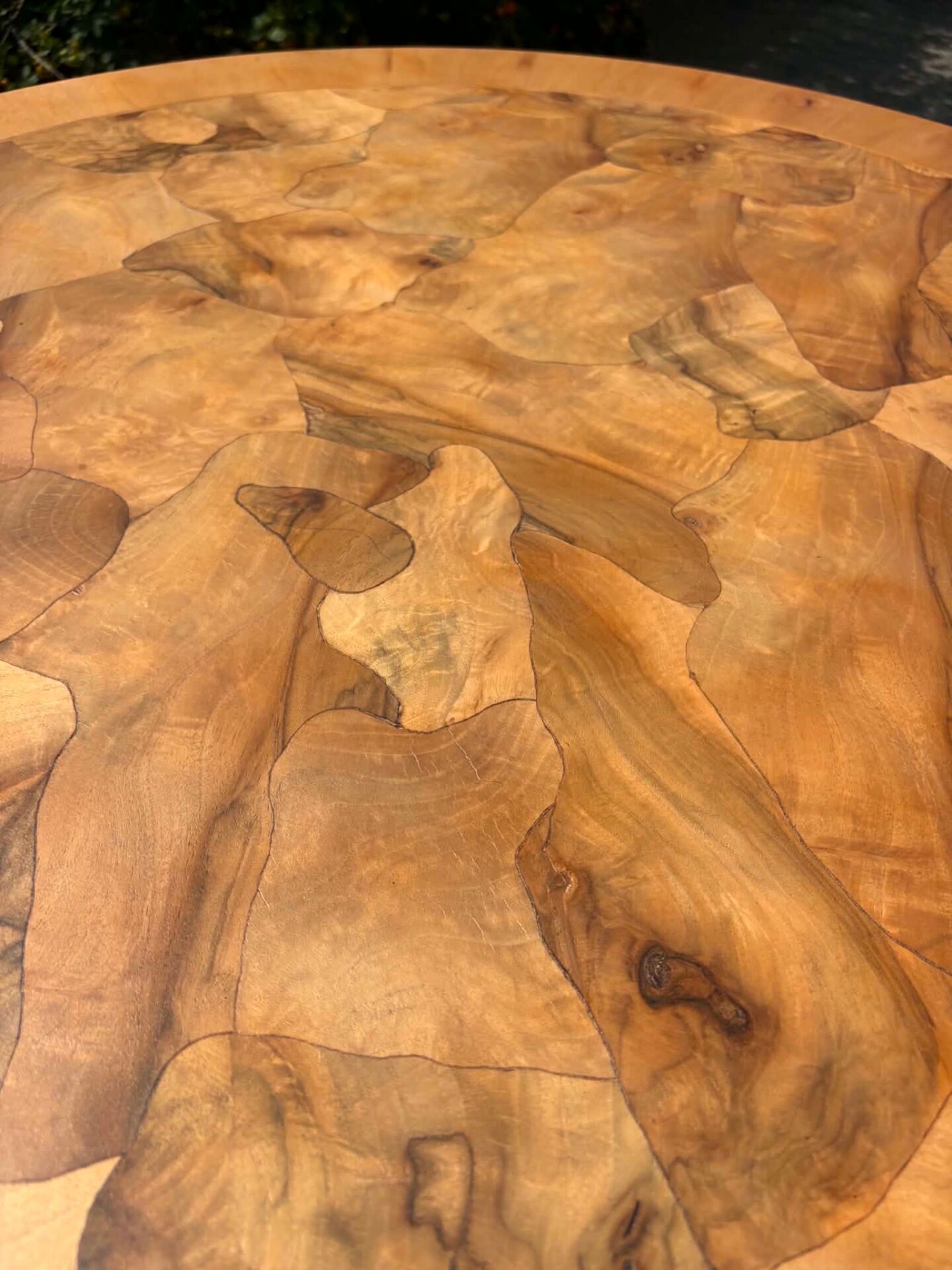 Table basse ronde en bois