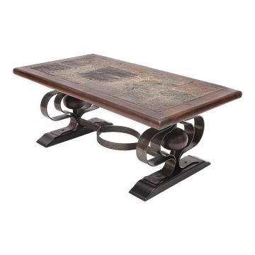 Table basse brutaliste 1940