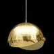 Adjustable spherical brass lamp by Münchner Werkstätten Germany 1970