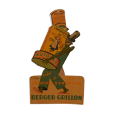 Old advertising card Berger - Grillon