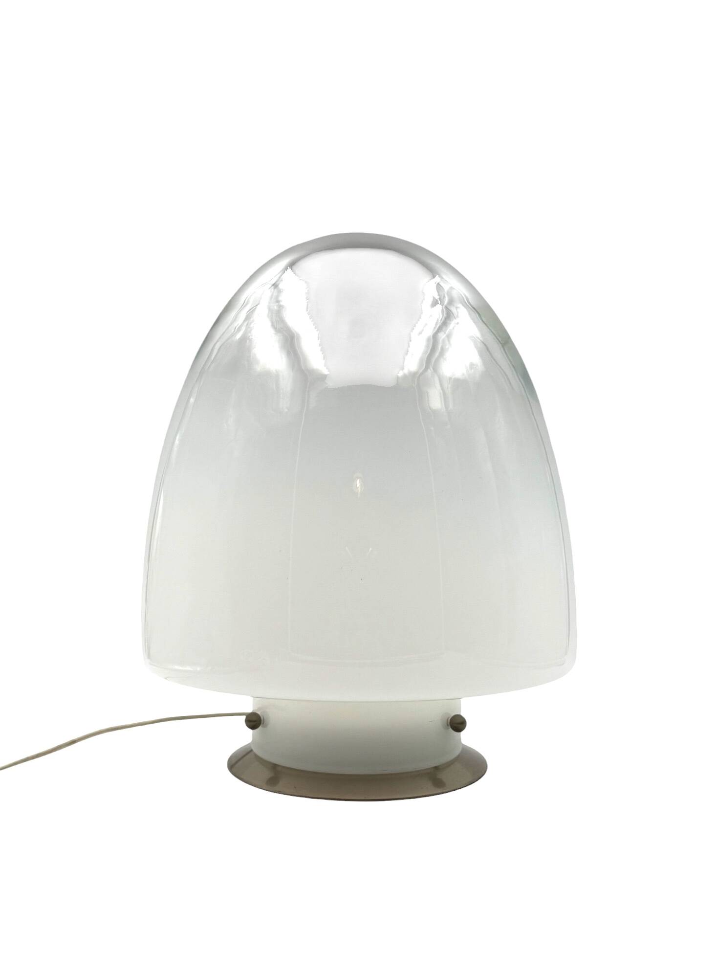 Giusto Toso, Murano art glass mod. Ebe table lamp, Leucos, Italy 1970s