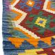 Tapis kilim Afghan coloré – Artisanal – Laine 100 %