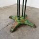 Round garden table cast iron and metal