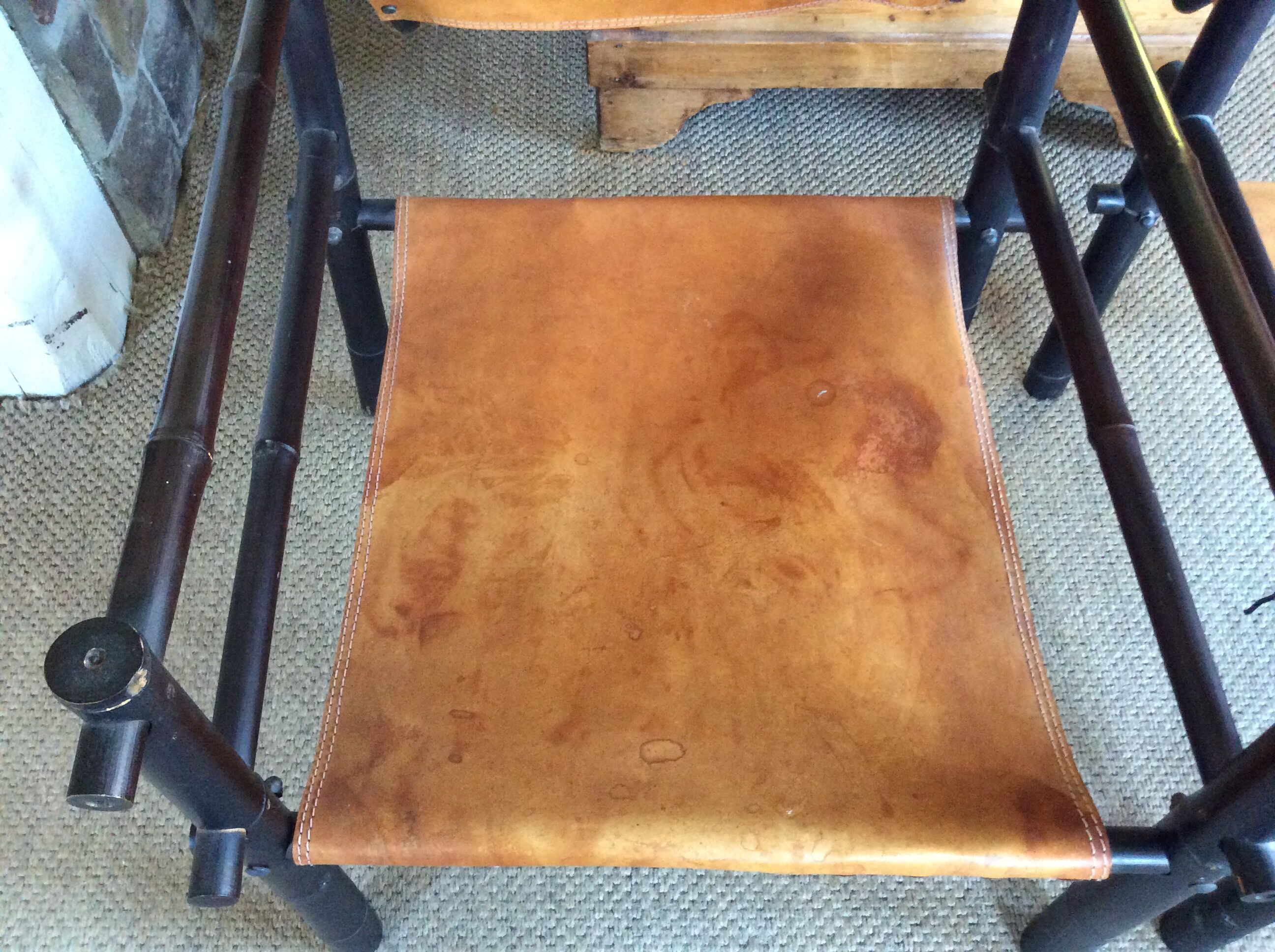 Paire de fauteuils safari