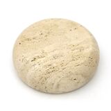 Bol en travertin ou plateau à pièces, années 1970