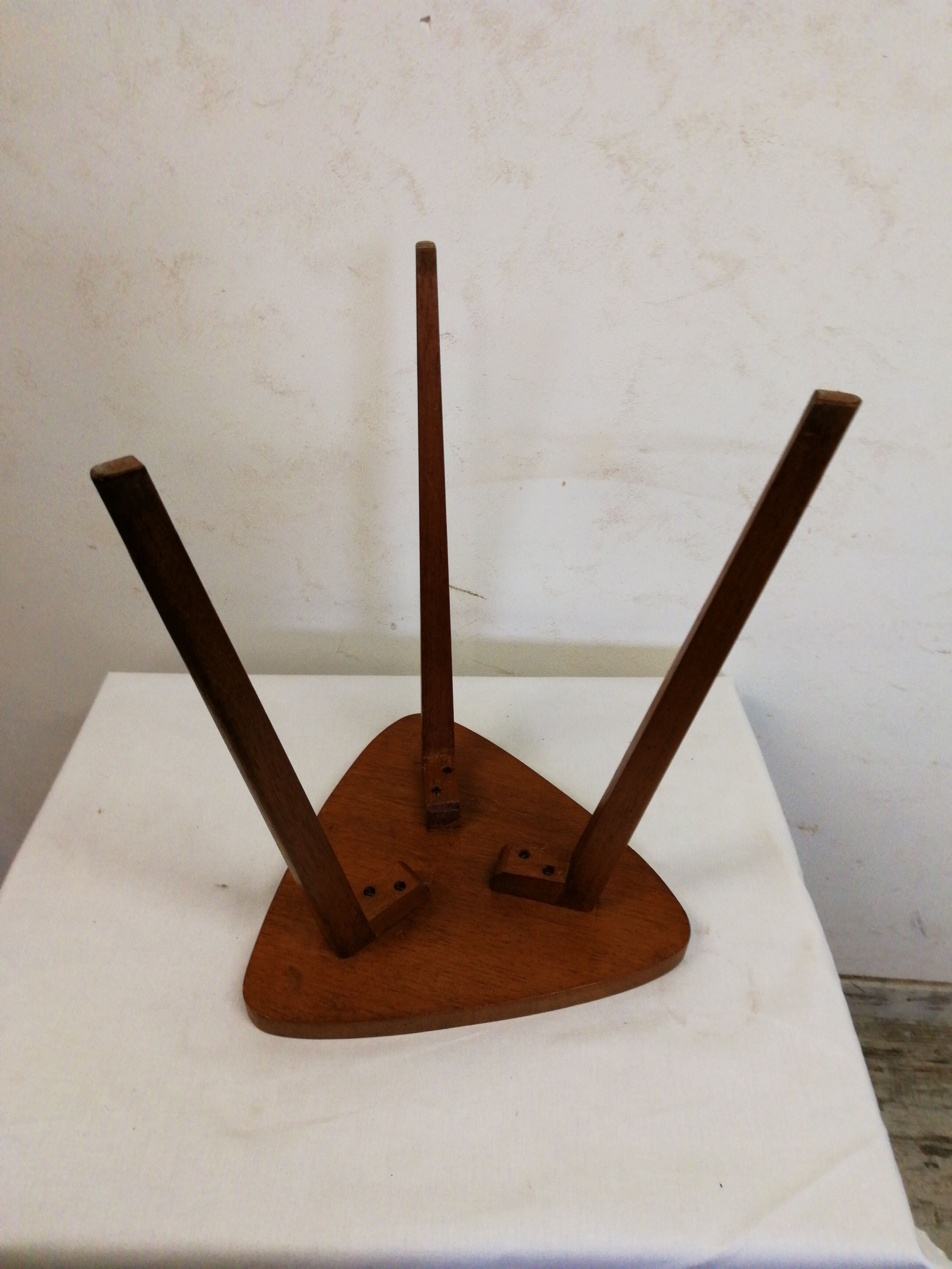 Scandinavian tripod stool