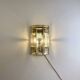 Italian brass wall lights, 1980s