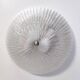 Pair of Round Murano Glass Ceiling Lights or Sconces, Italy