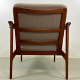 Danish teak armchair by Ib Kofod-Larsen for Selig