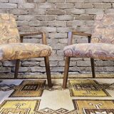 Pair of vintage Danish armchairs from the 1970s