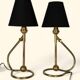 Pair of Table Lamps / Wall Lights by Kaare Klint (1888-1954), 1950s.