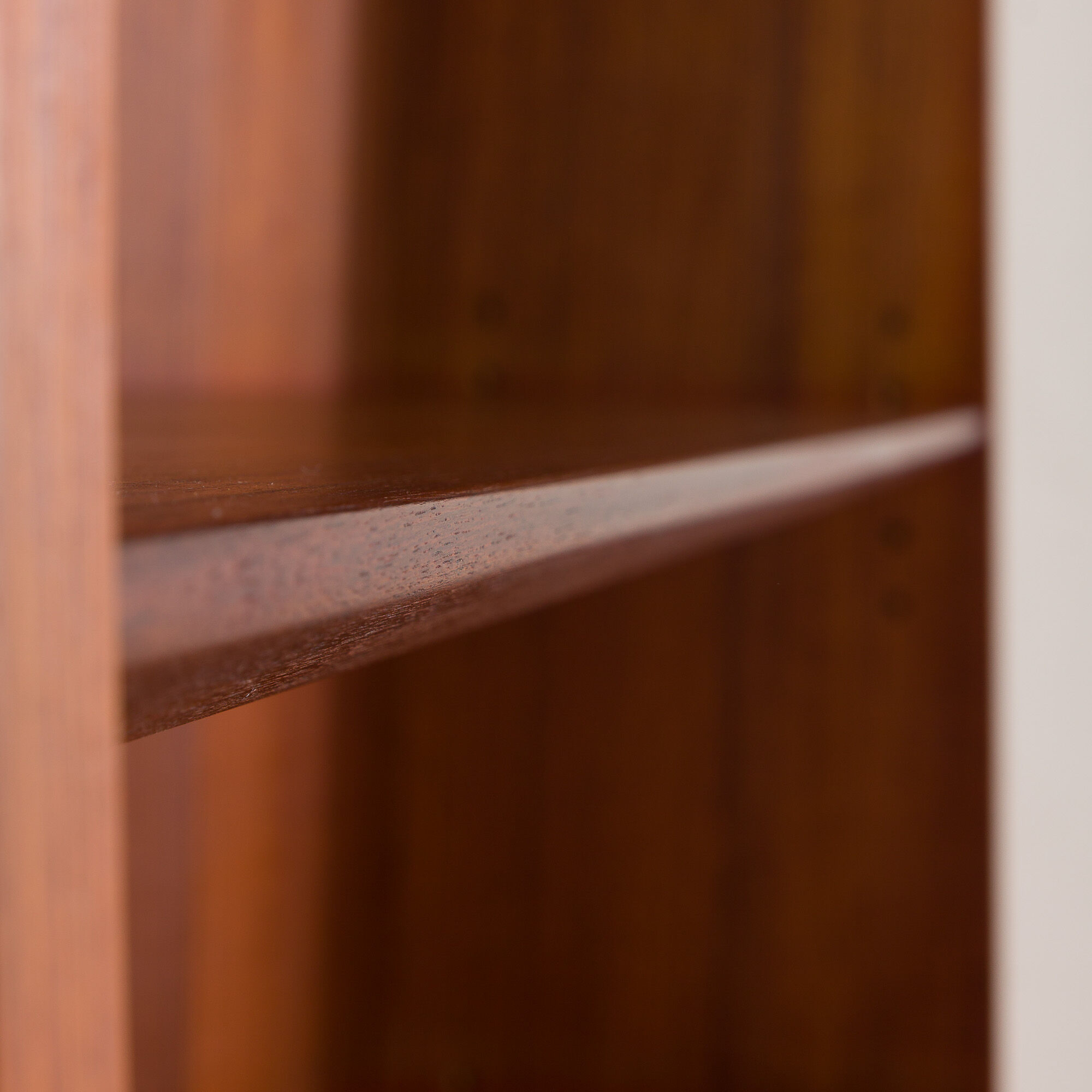 Johannes Sorth Nexo two sections bookcase with a secretaire in teak, Danish, 60s