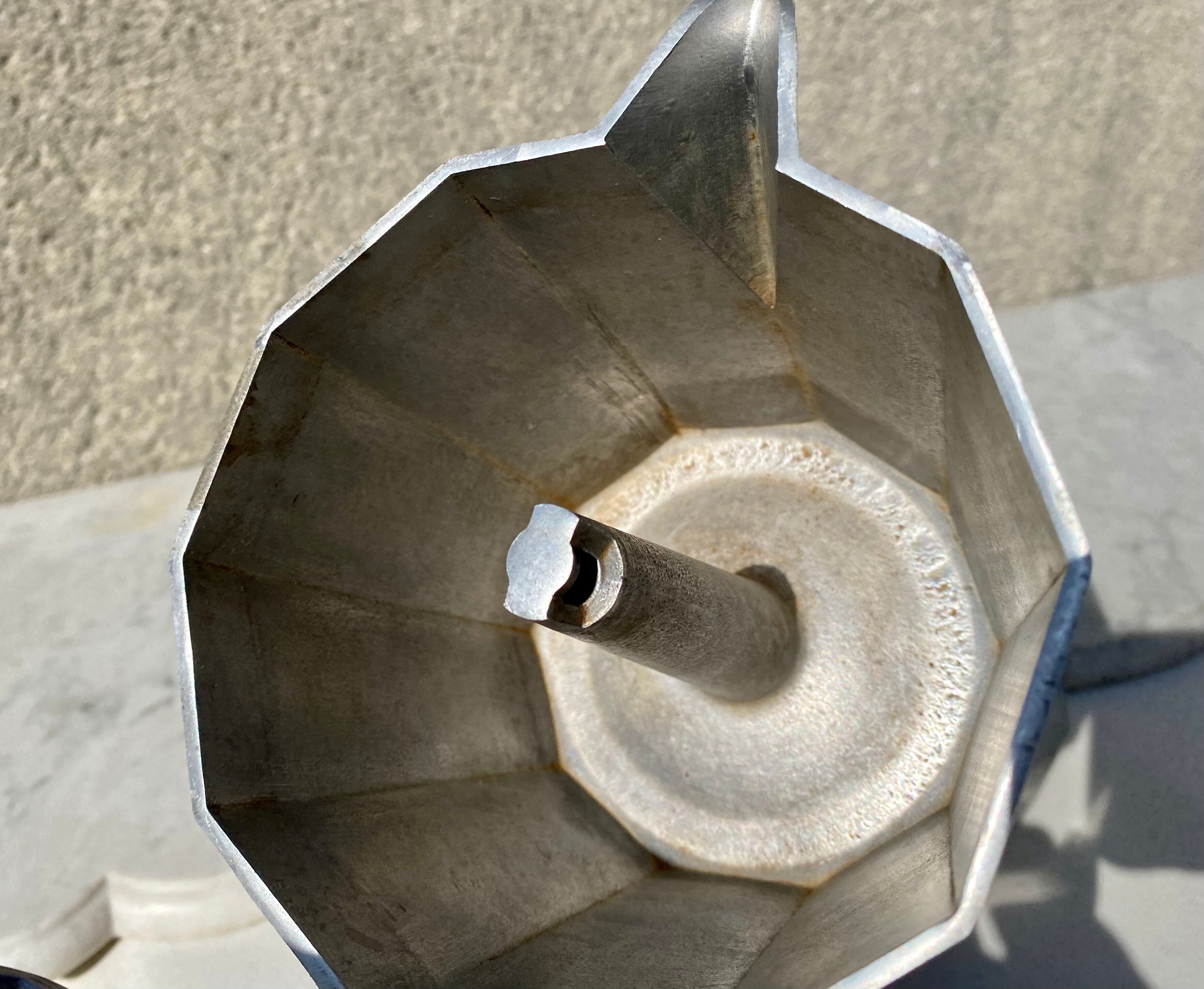 Italian coffee maker 8-10 cups vintage 70s very good condition