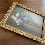 Pastel flower bouquet table