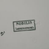 Service 7 pieces soup, dishes, saucer and ravine Sarreguemines Model Nobilis