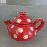 Handmade pottery teapot