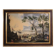 17th century Flemish painting, large landscape with sailing ships