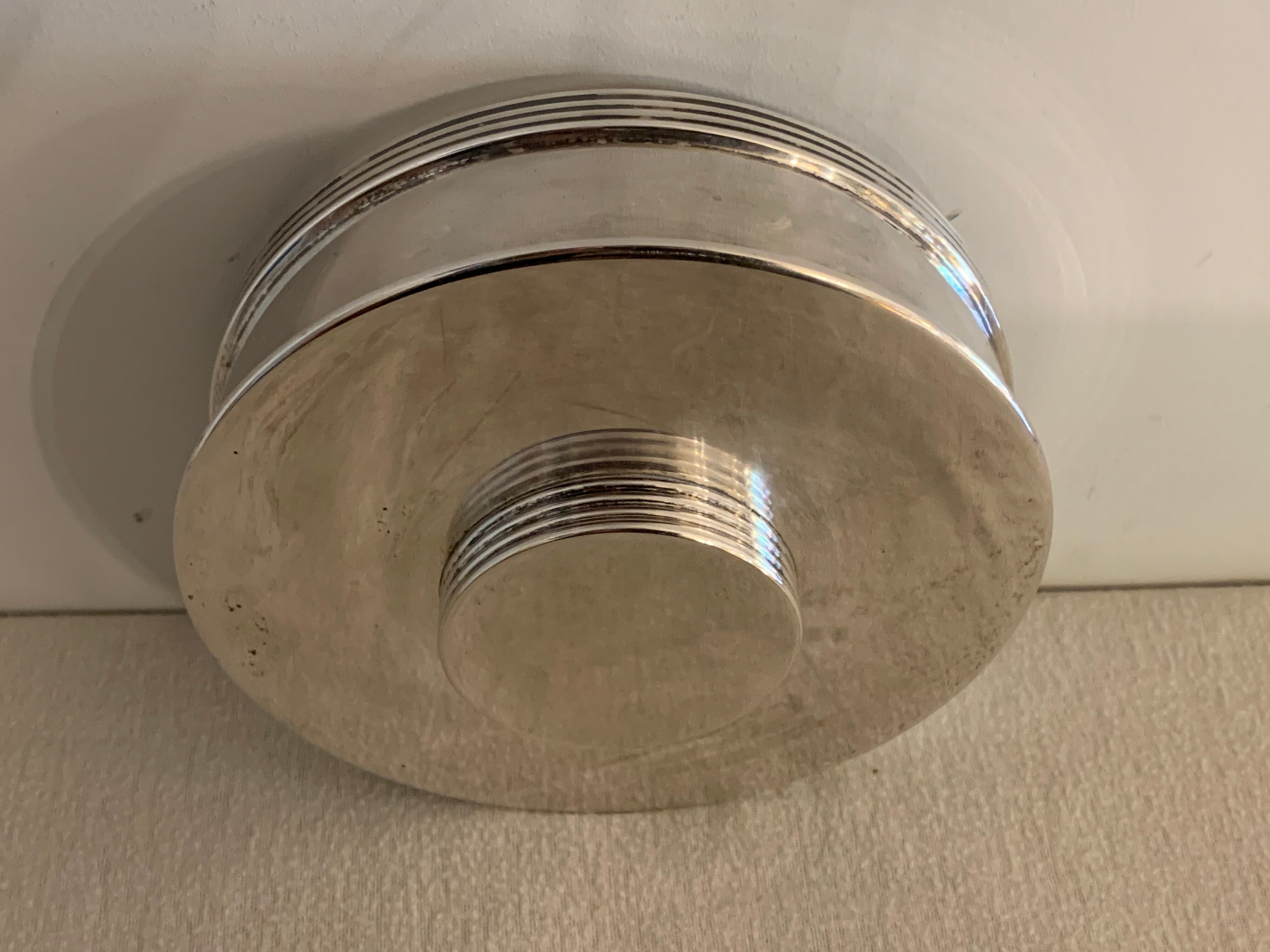 Christian Dior box with silver metal lid