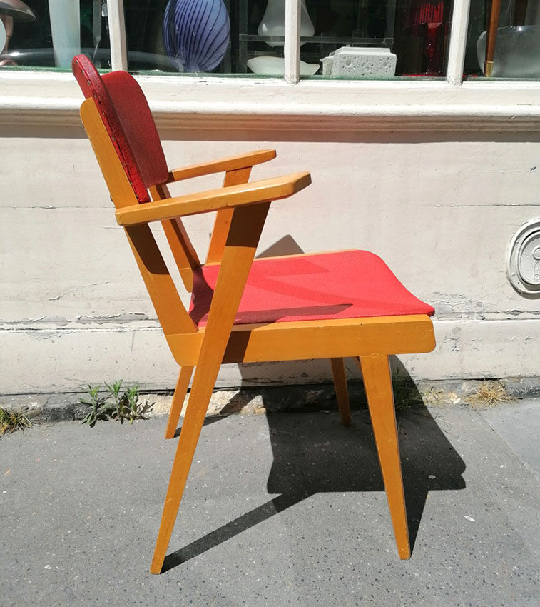 Scandinavian bridge armchair, 1950