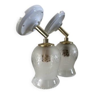 Pair of vintage wall lights