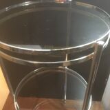 Sofa end or harness in chromed metal Ø 36