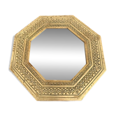 Miroir oriental doré