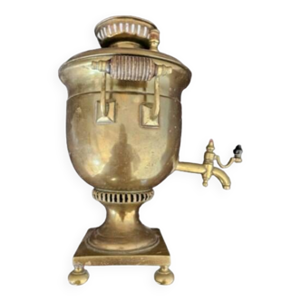 SAMOVAR in brass, Russian origin