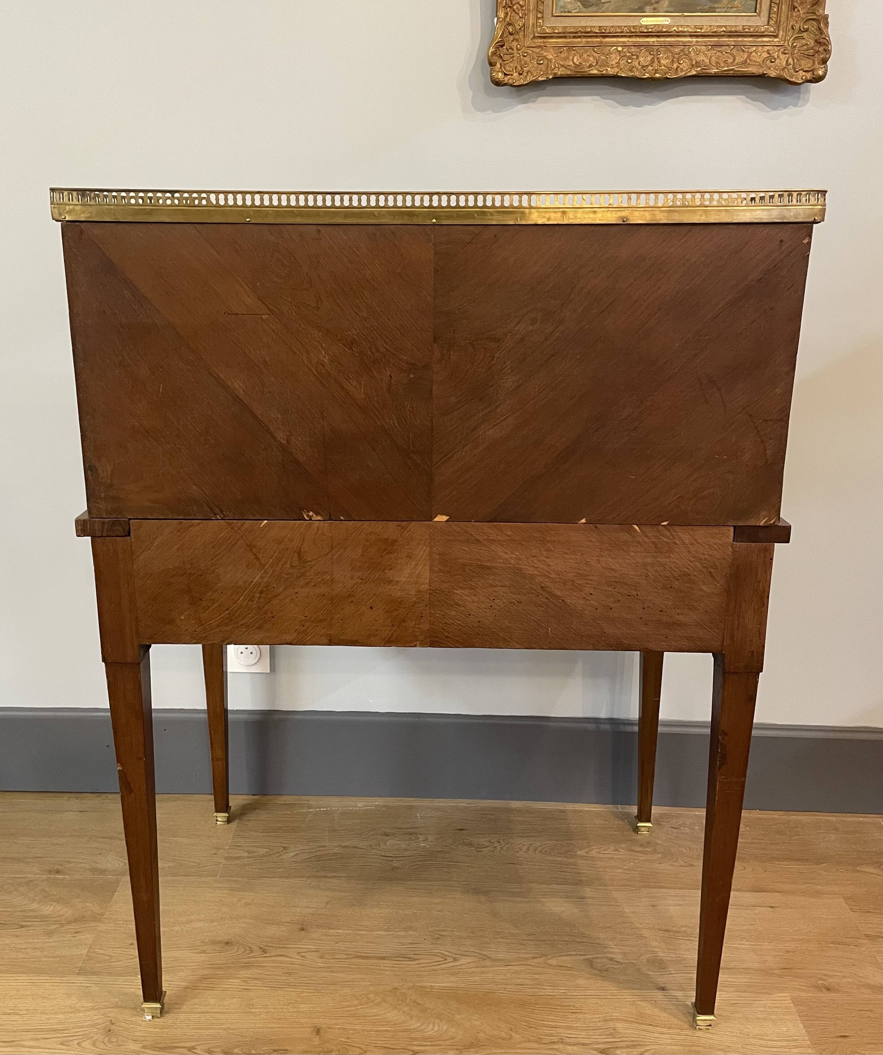 Louis XVI style cylinder desk from the 18th century