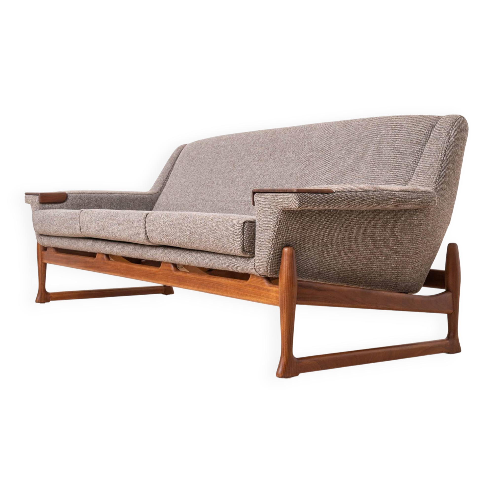 Johannes Andersen Sofa Excellent for AB Trensums Fåtöljfabrik, Reupholstered in KVADRAT