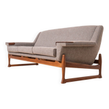 Johannes Andersen Sofa Excellent for AB Trensums Fåtöljfabrik, Reupholstered in KVADRAT
