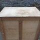Vintage wardrobe with compass feet in beech
