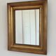 Paire de miroirs muraux en bois doré danois antiques, fin du 19e siècle