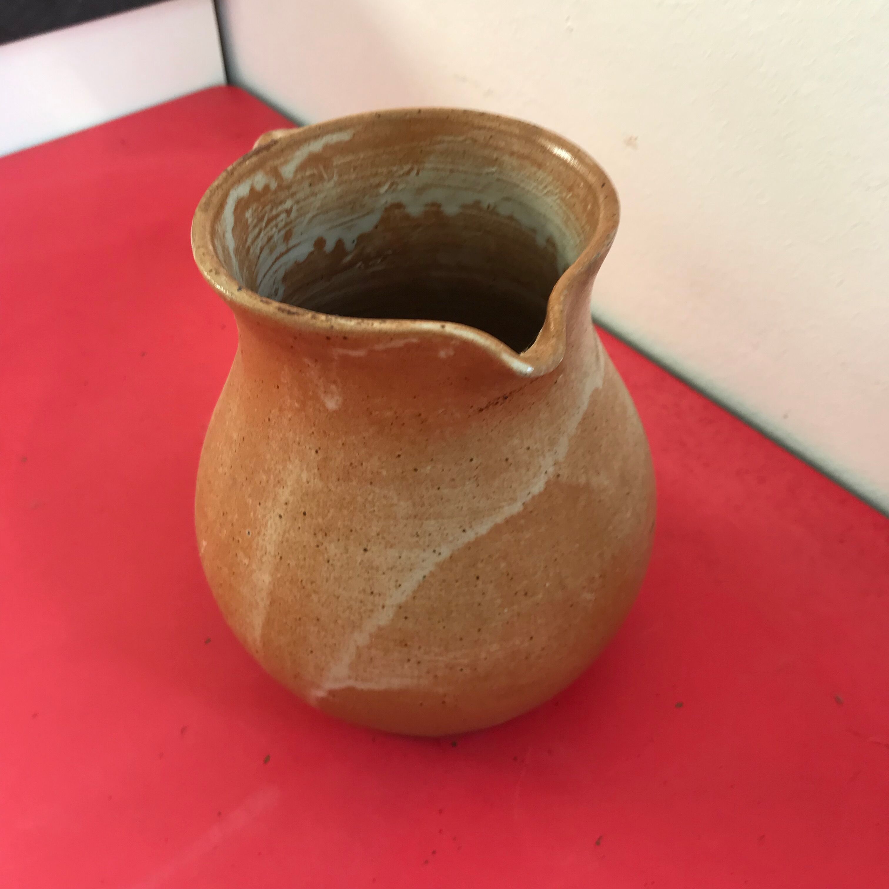Stoneware pitcher