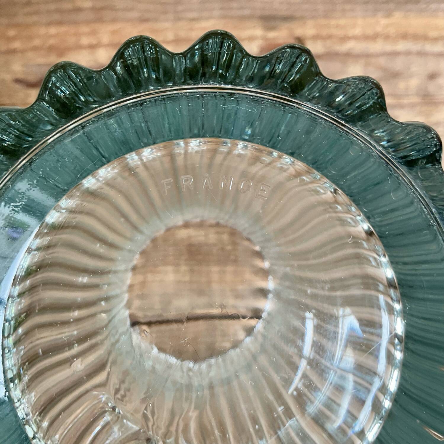 Large glass vase France