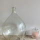 Dame-jeanne ancienne en verre transparent 15 litres