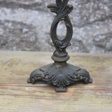 Pair of vintage candlesticks, baroque rococo style.