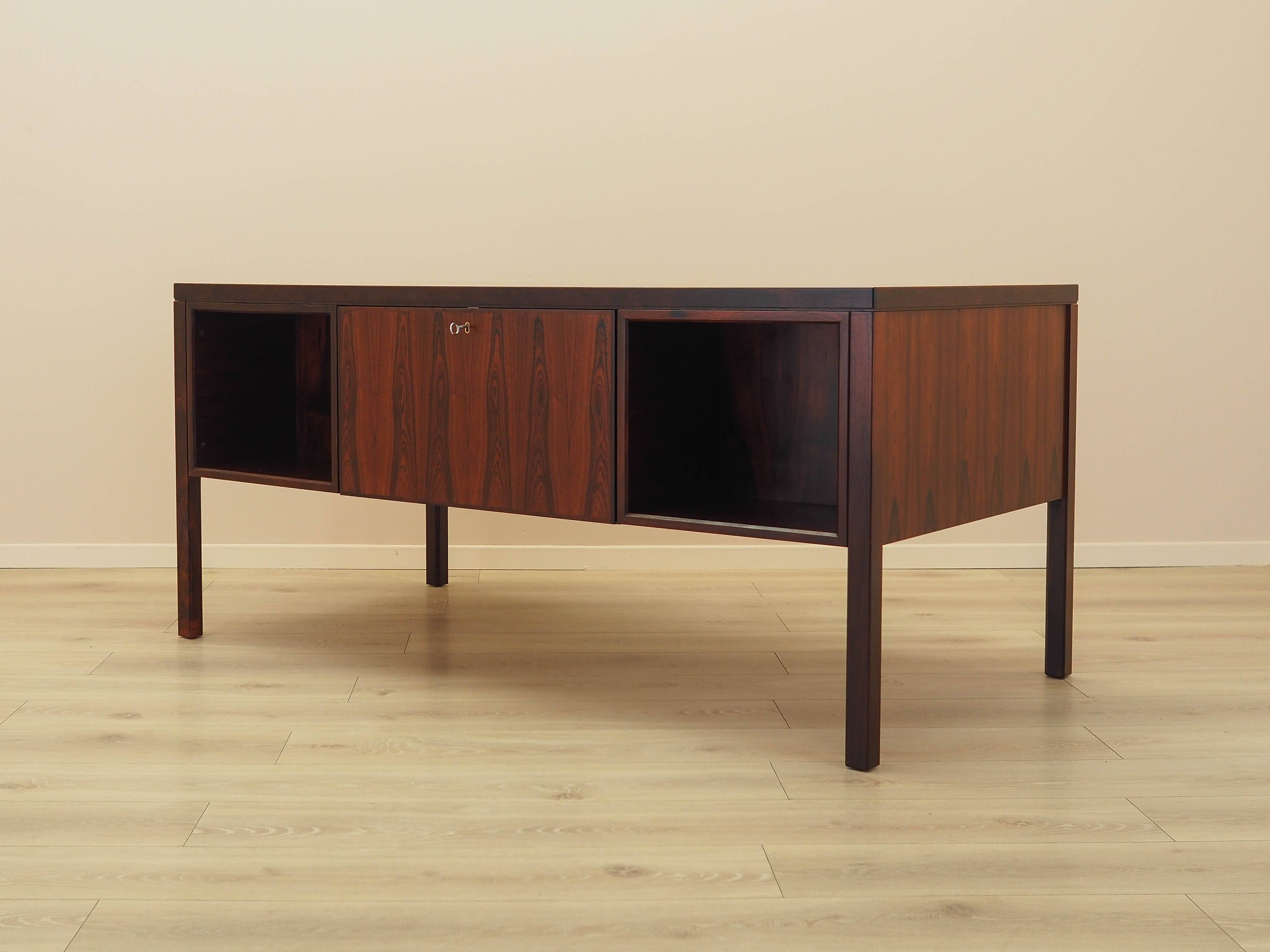 Rosewood desk, Danish design, 1970s, manufactured by Omann Jun