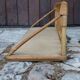 Rattan wall shelf