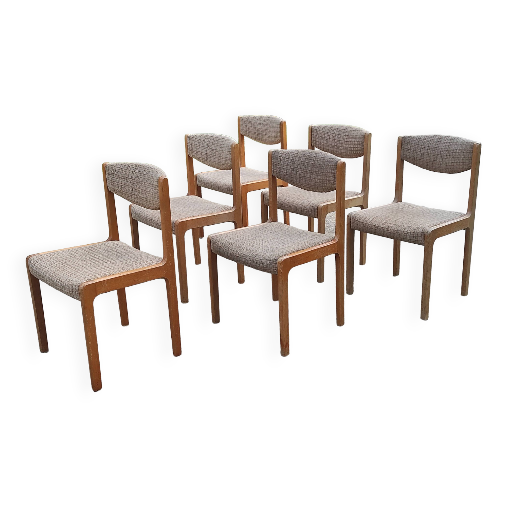 6 chaises Années 70