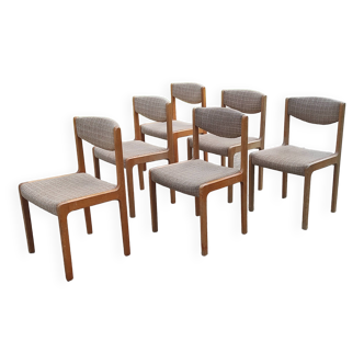 6 chaises Années 70